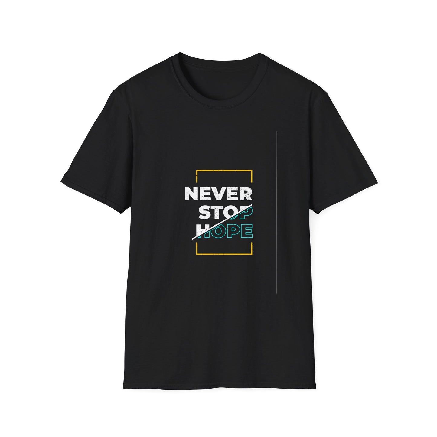 Never Stop Hope Unisex Softstyle T-Shirt
