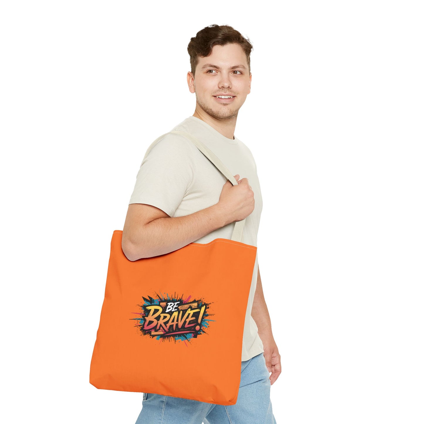 Be Brave! Tote Bag (AOP)