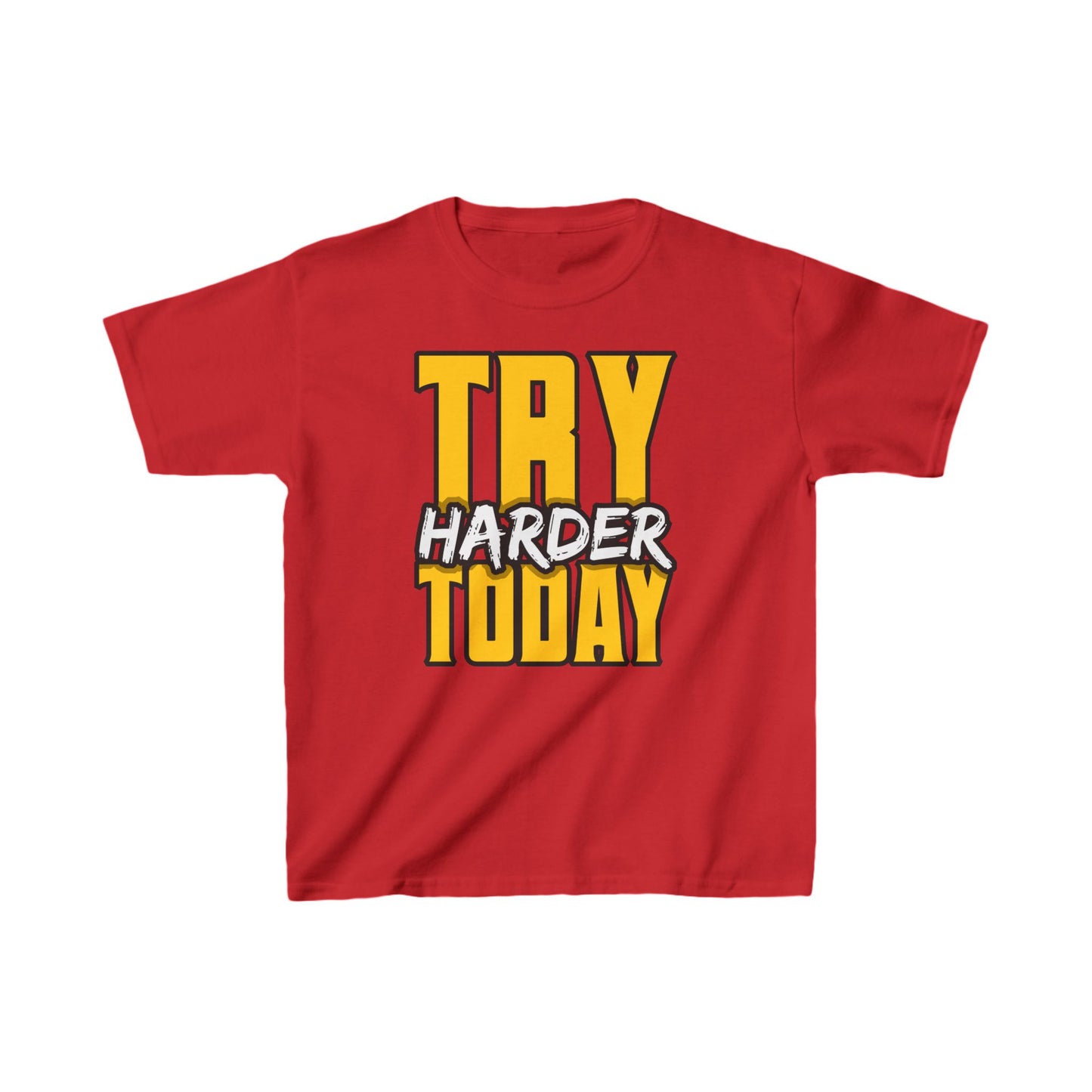 Try Harder Today Kids Heavy Cotton™ Tee