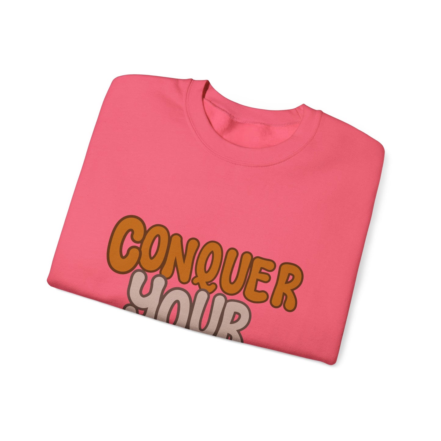 Conquer Your Goals Unisex Heavy Blend™ Crewneck Sweatshirt