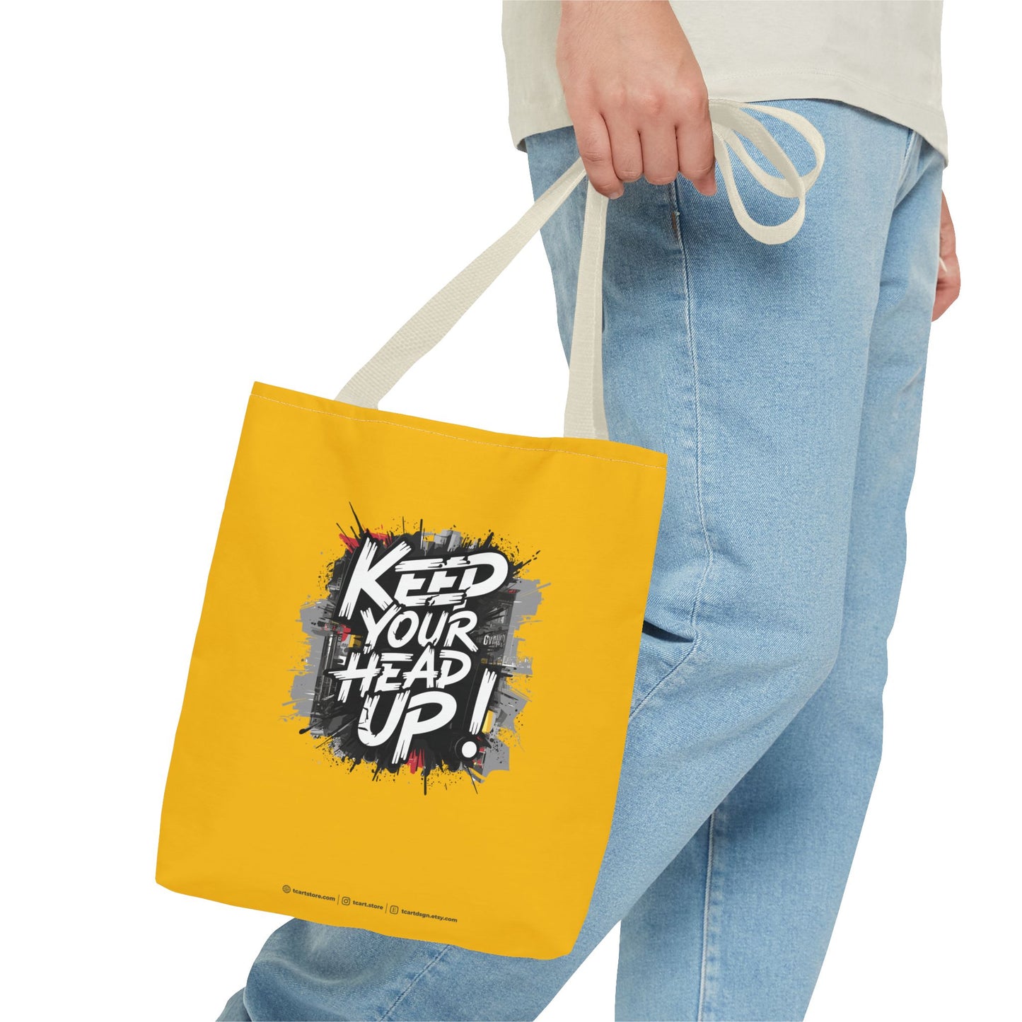 Keep Your Head Up! Tote Bag (AOP)