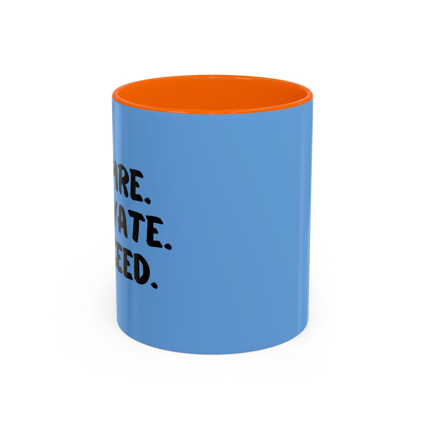 Inspire Motivate Succeed Accent Coffee Mug (11, 15oz)