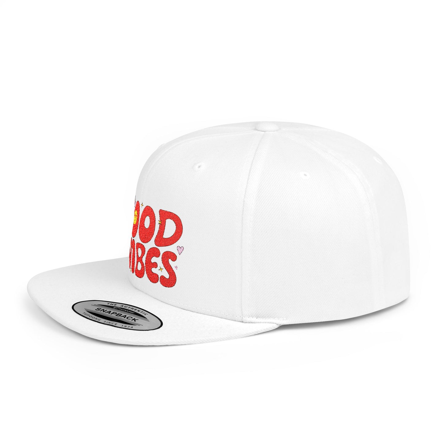 Good Vibes Flat Bill Snapback