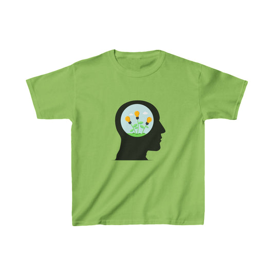 Mindset And Positive Thoughts Kids Heavy Cotton™ Tee