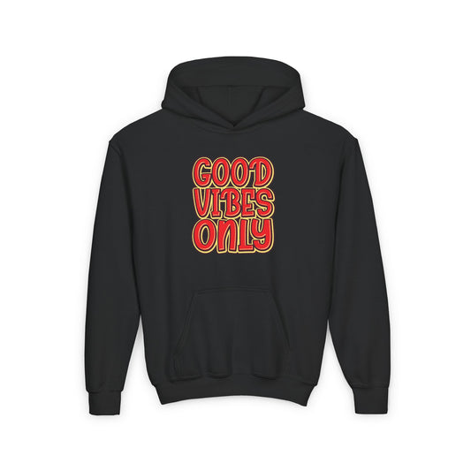 Good Vibes Only Youth Heavy Blend Hooded Sweatshirt