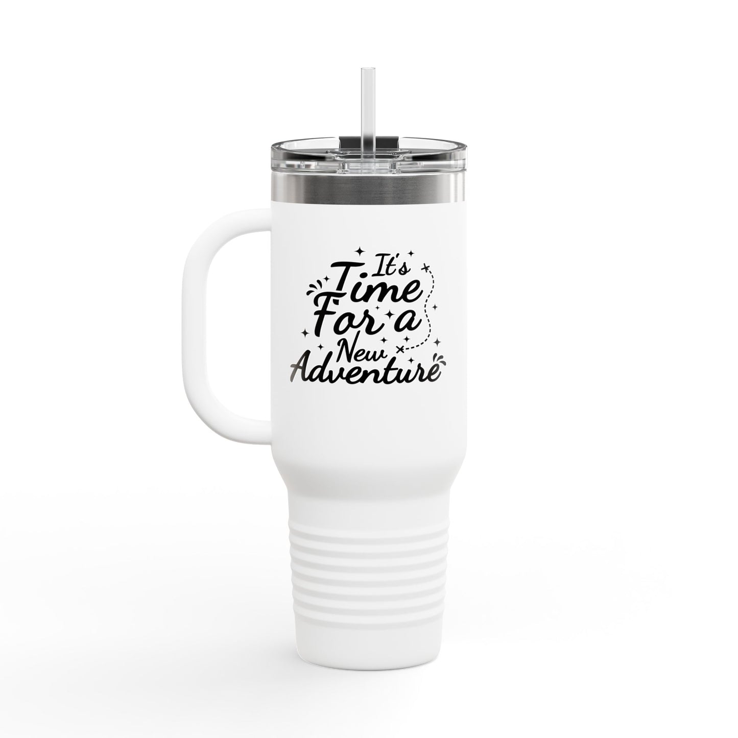 It's Time For A New Adventure Insulated Travel Mug, 40oz