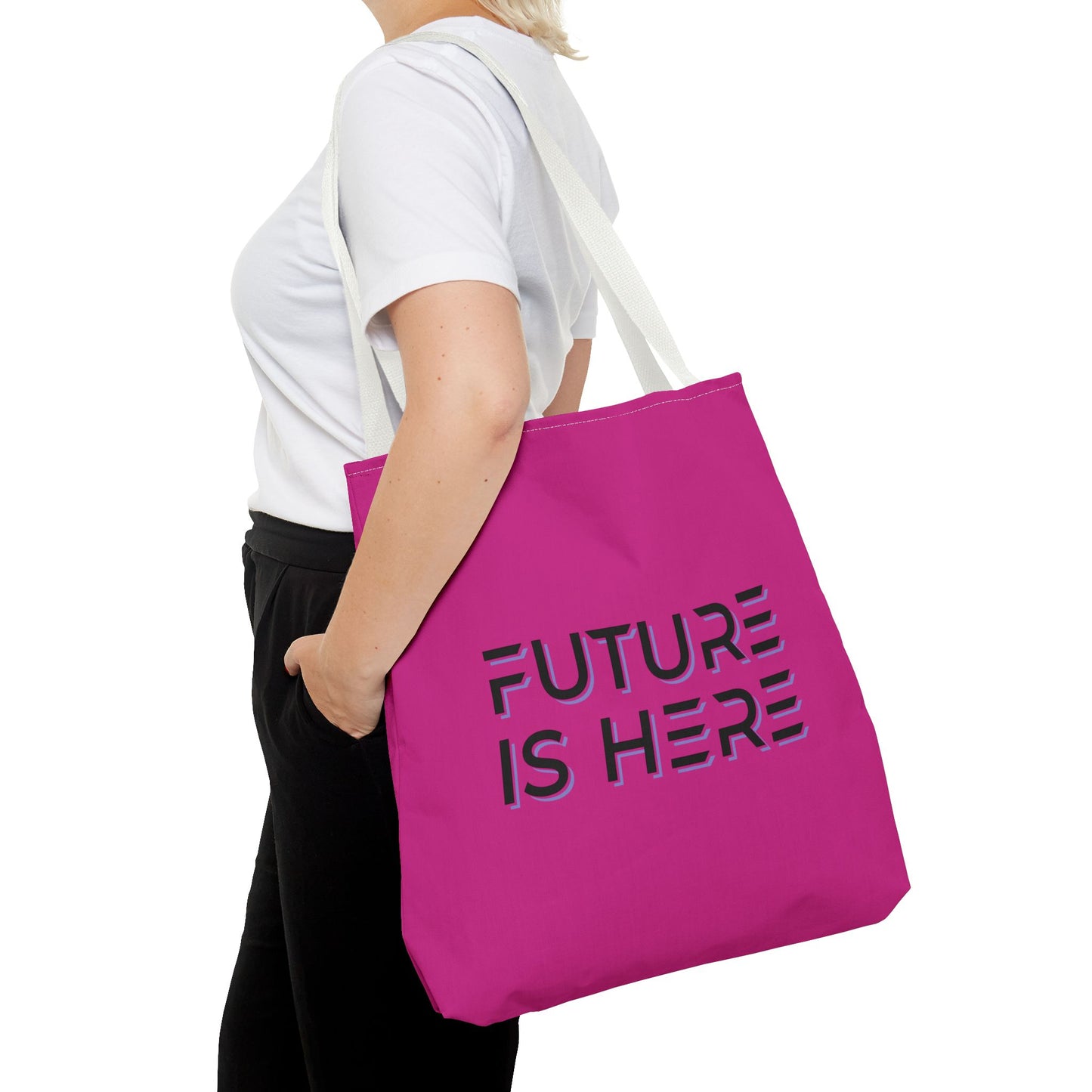 Future Is Here Tote Bag (AOP)