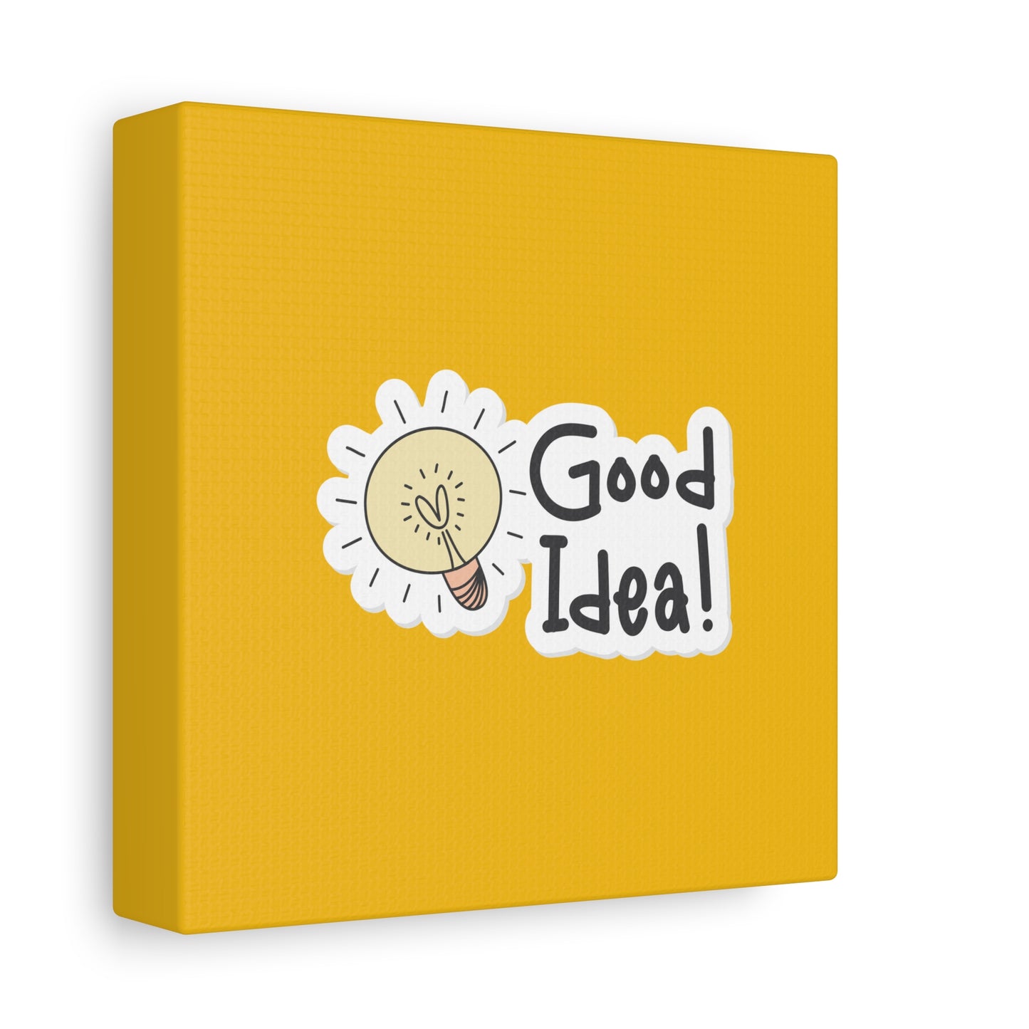 Good Idea Matte Canvas, Stretched, 1.25"