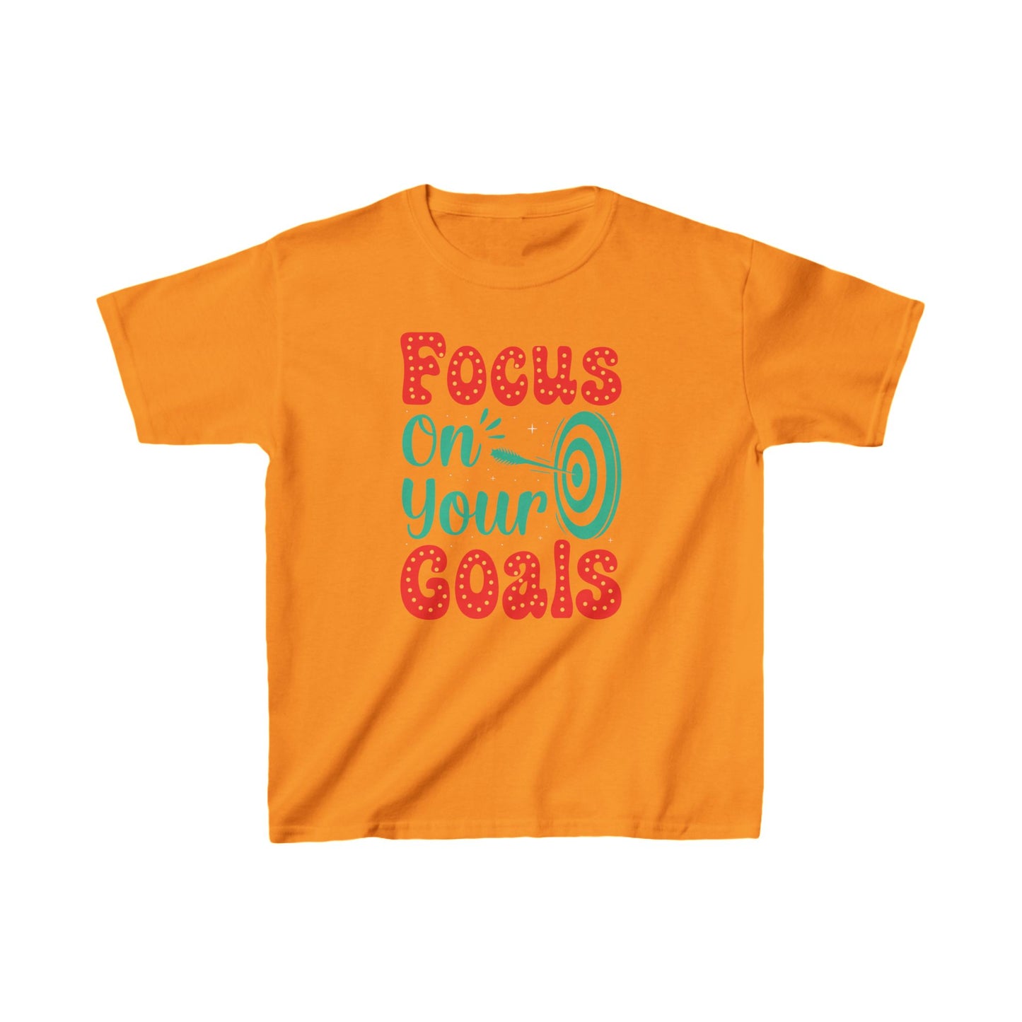 Focus On Your Goals Kids Heavy Cotton™ Tee