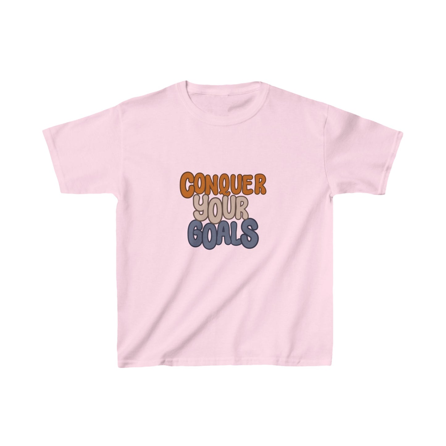 Conquer Your Goals Kids Heavy Cotton™ Tee