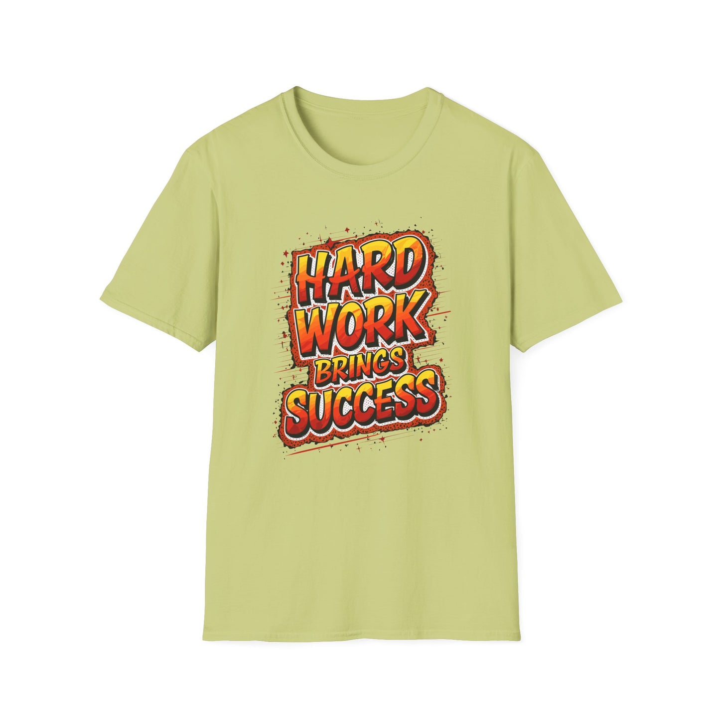 Hard Work Brings Success Unisex Softstyle T-Shirt