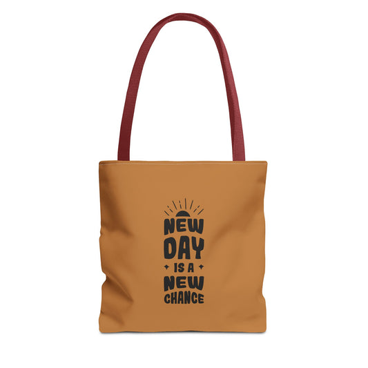 New Day Is A New Change Tote Bag (AOP)