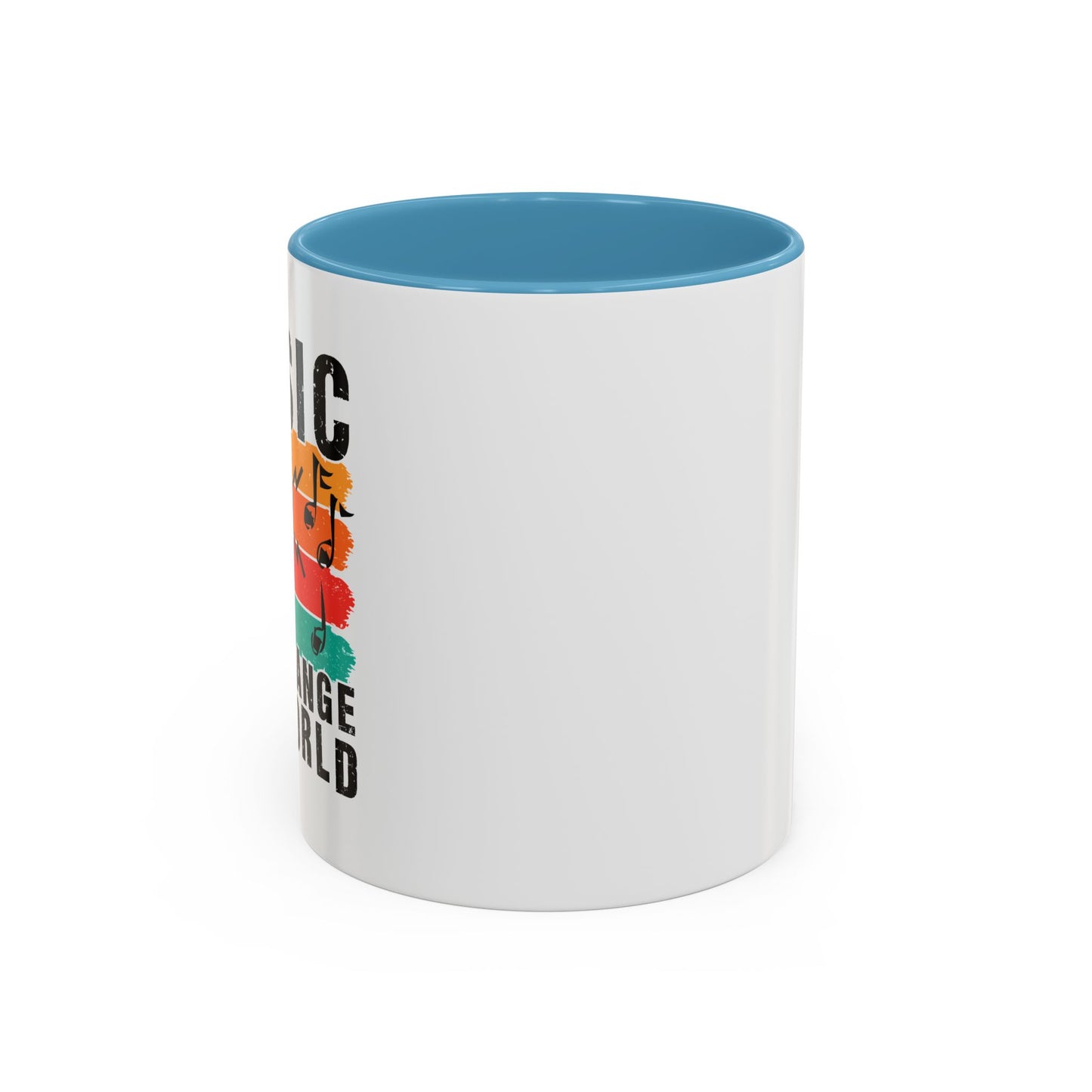 Music Can Change The World Accent Coffee Mug (11, 15oz)