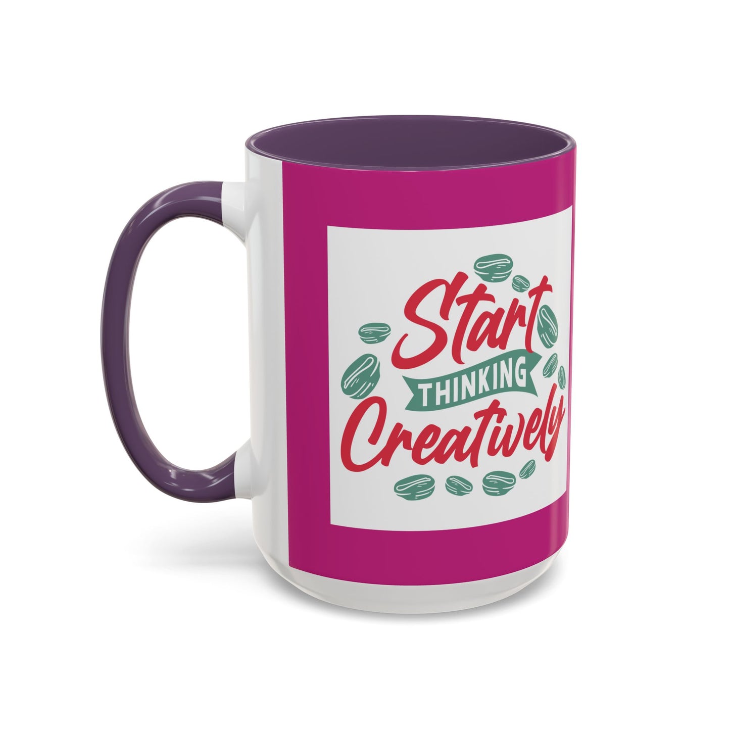 Start Thinking Accent Coffee Mug (11, 15oz)