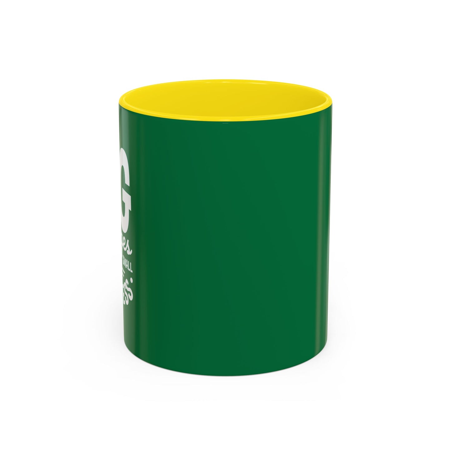 Big Changes Start From Small Progress Accent Coffee Mug (11, 15oz)