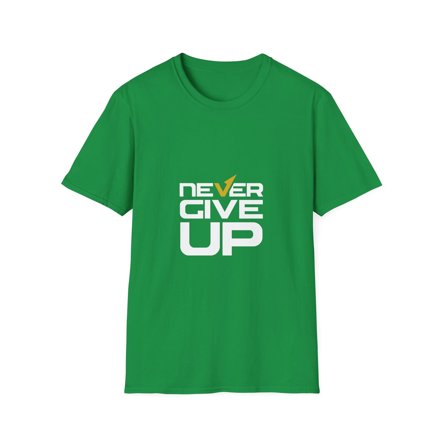 Never Give Up Unisex Softstyle T-Shirt