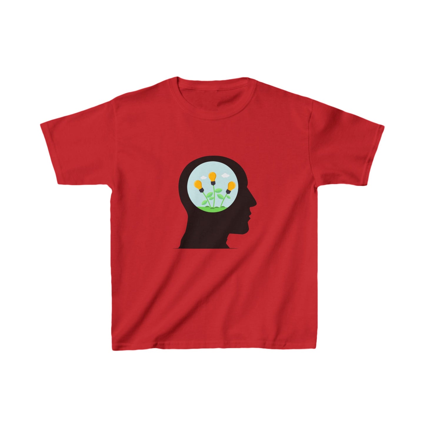 Mindset And Positive Thoughts Kids Heavy Cotton™ Tee