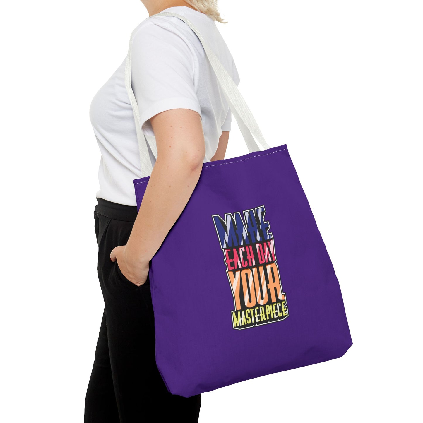 Make Each Day Your Masterpiece Tote Bag (AOP)