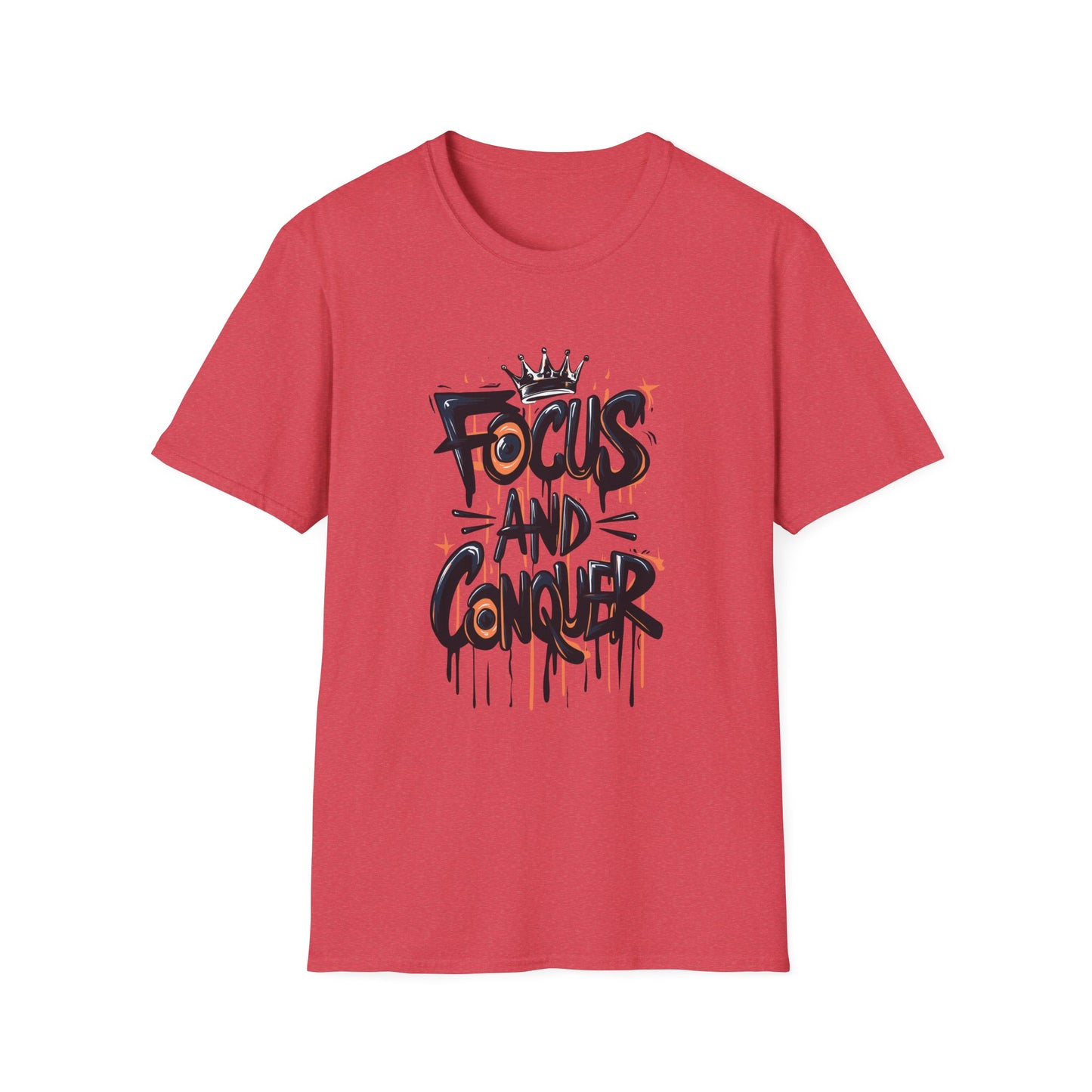 Focus And Conquer Unisex Softstyle T-Shirt