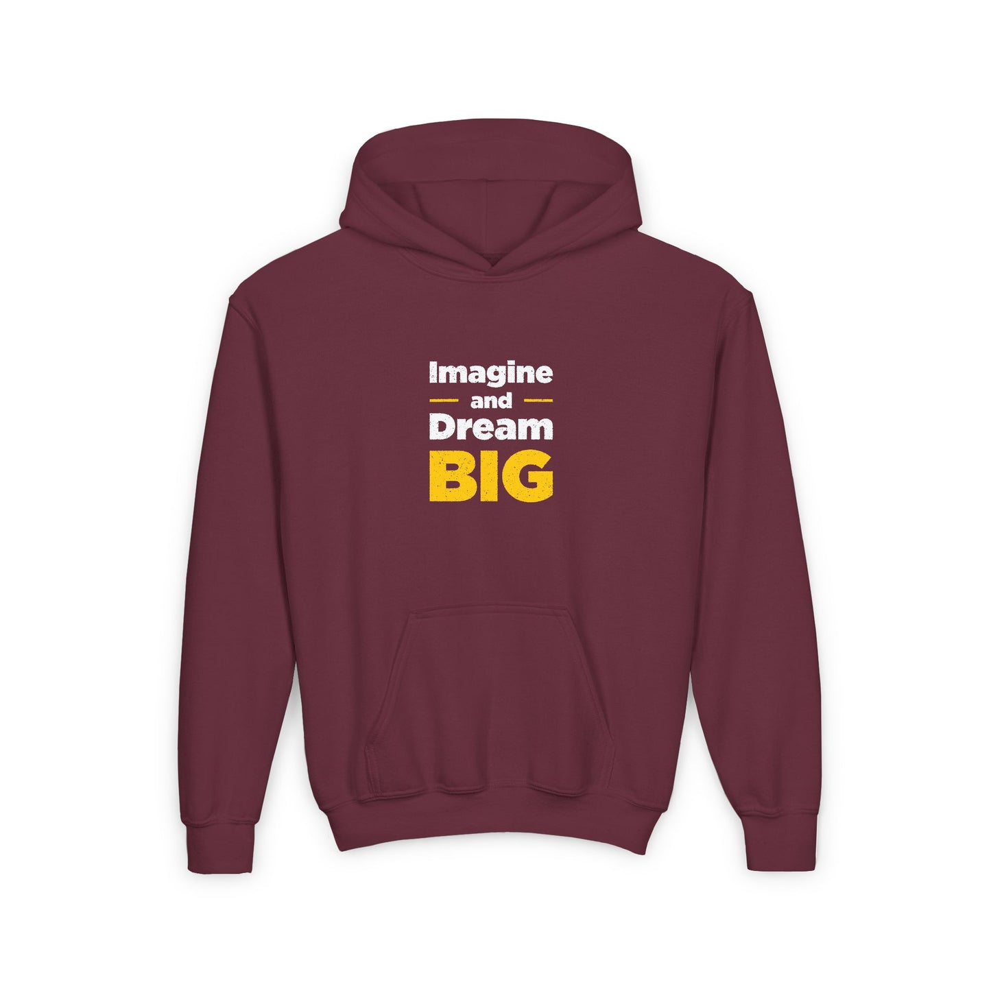 Imagine And Dream Big Youth Heavy Blend Hooded Sweatshirt