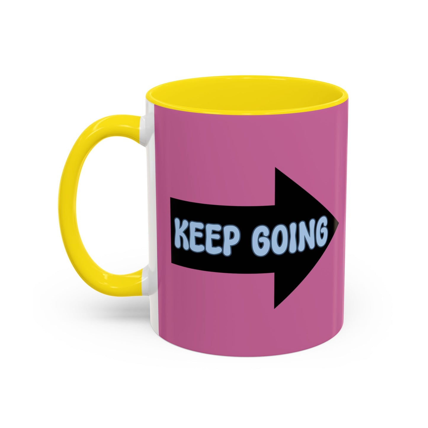 Keep Going  Accent Coffee Mug (11, 15oz)