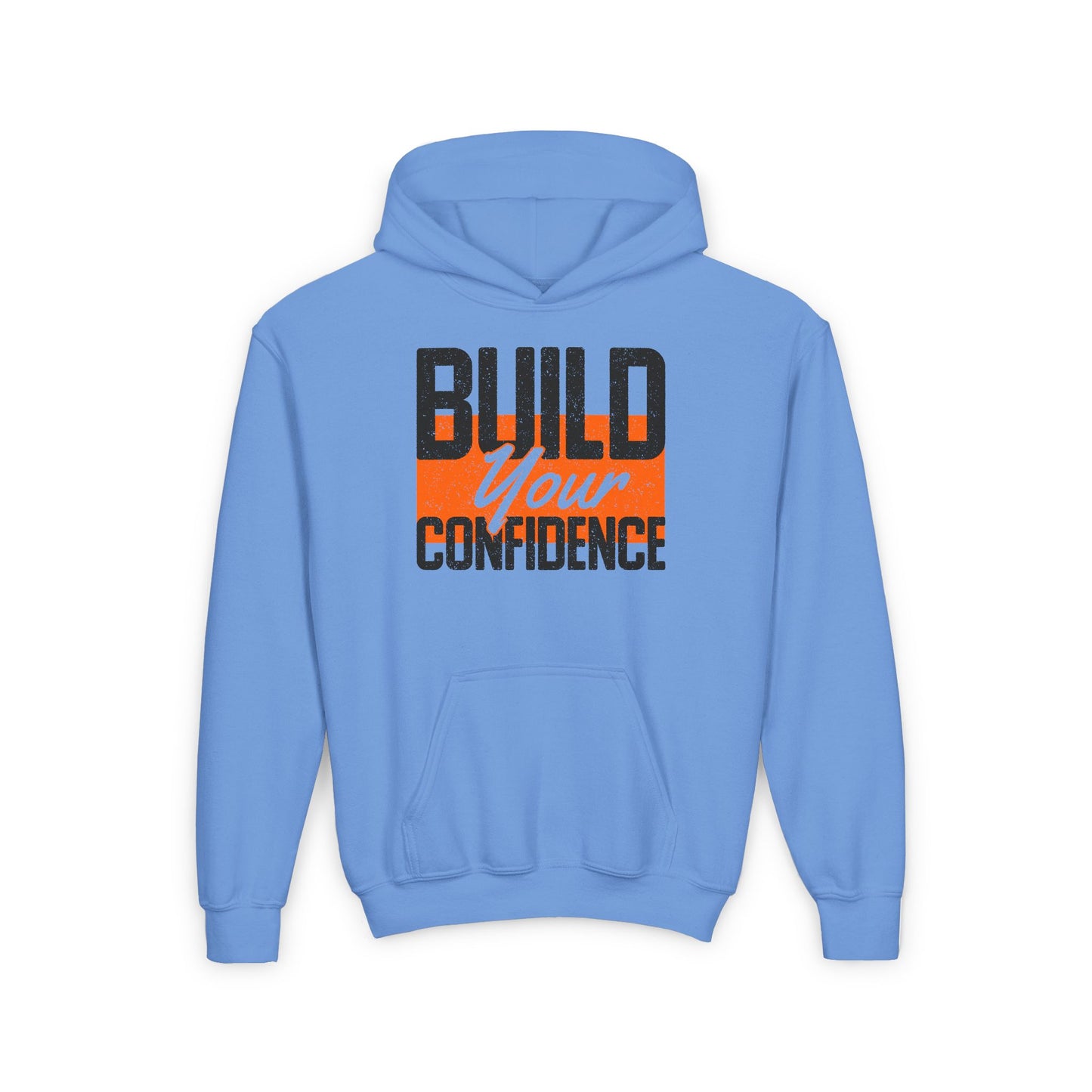 Build Your Confidence Youth Heavy Blend Hooded Sweatshirt