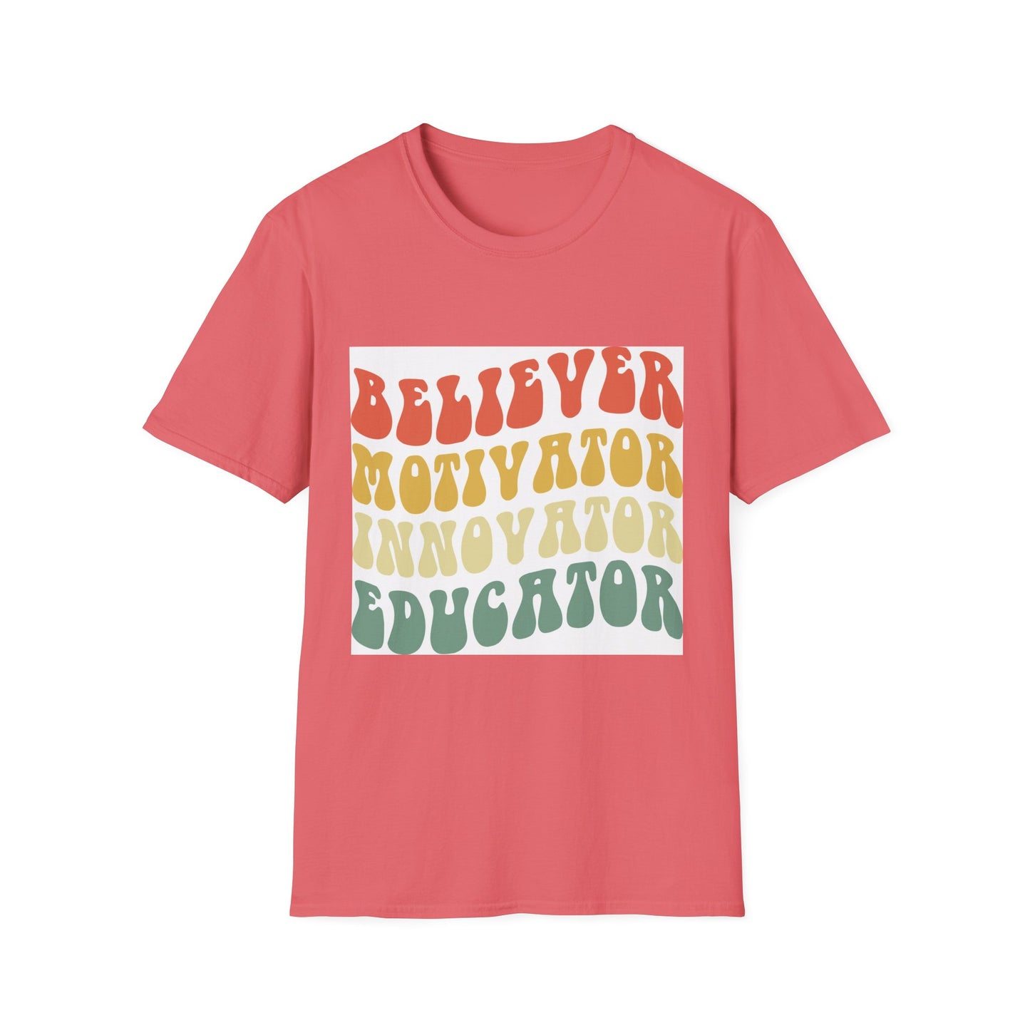 Believer Motivator Innovator Educator  Unisex Softstyle T-Shirt