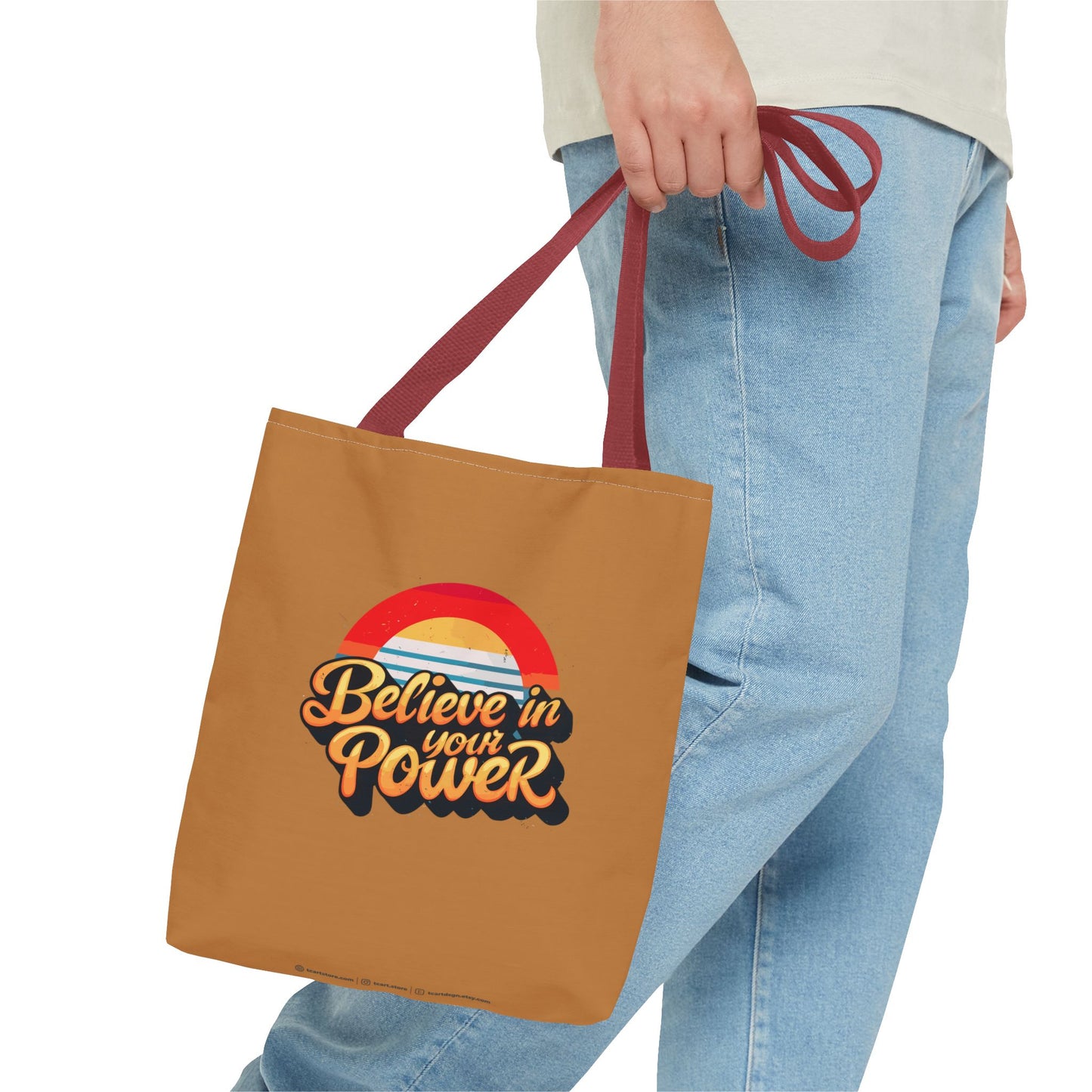 Believe In Your Power Tote Bag (AOP)