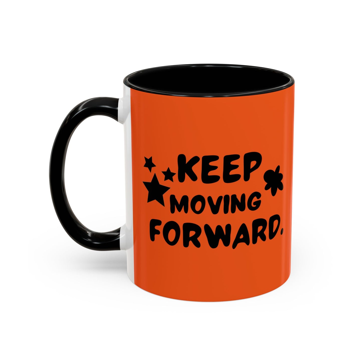 Keep Moving Forward Accent Coffee Mug (11, 15oz)