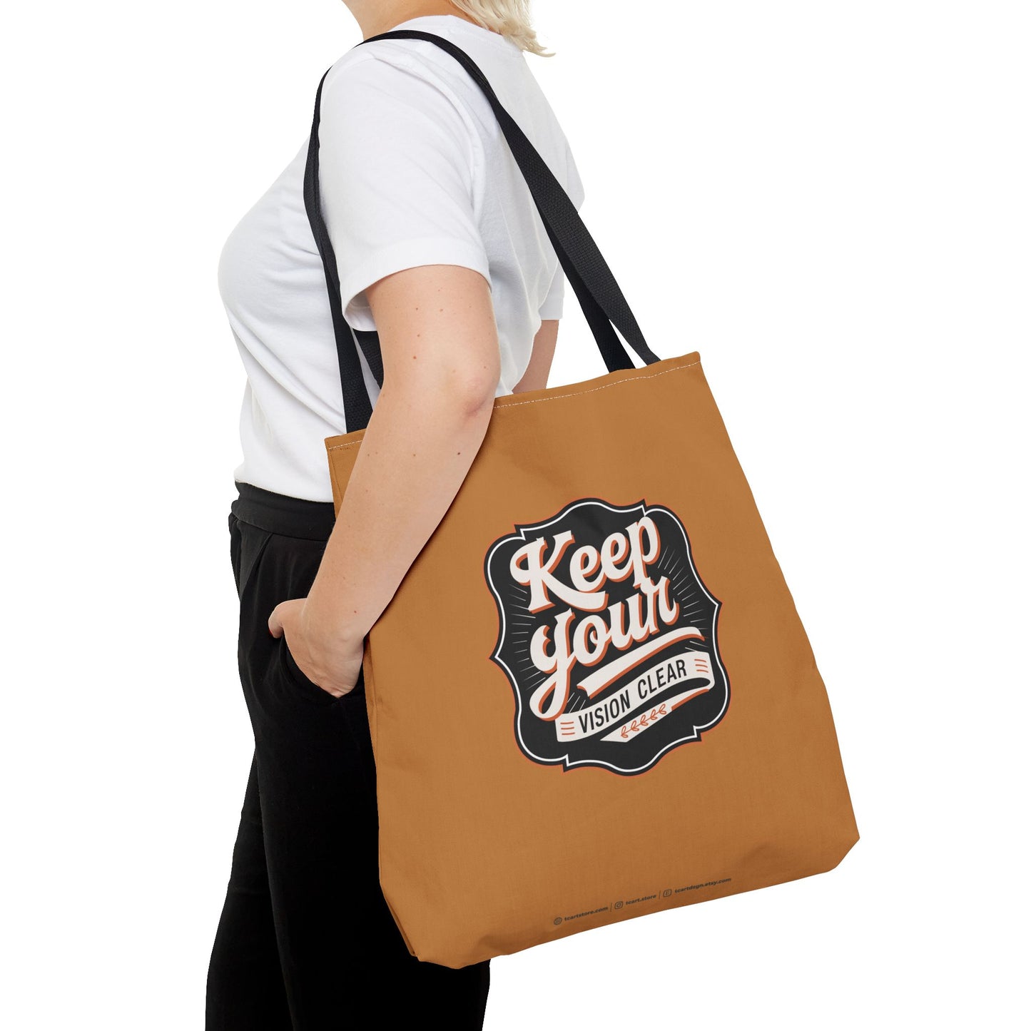 Keep Your Vision Clear Tote Bag (AOP)