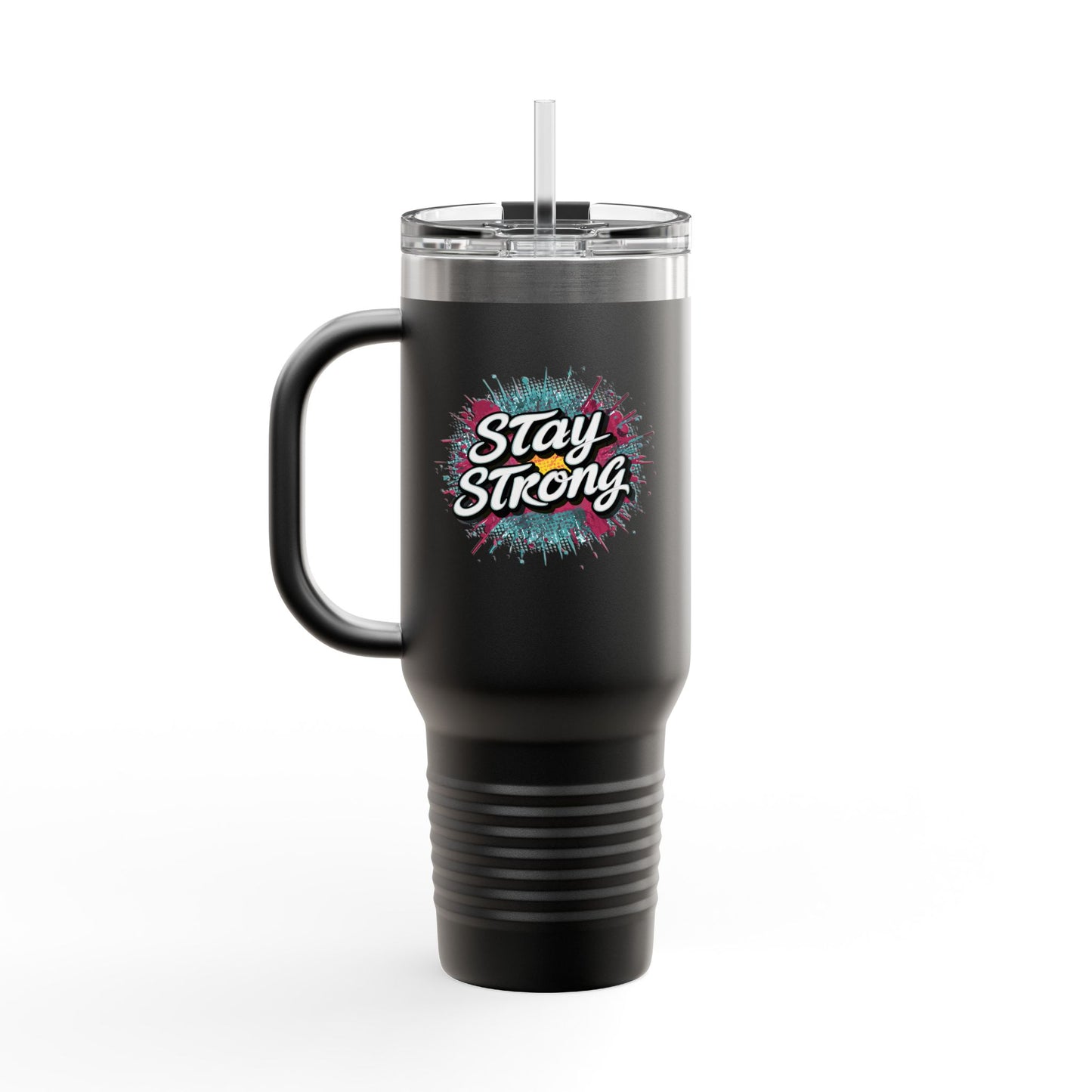 Stay Strong Insulated Travel Mug, 40oz
