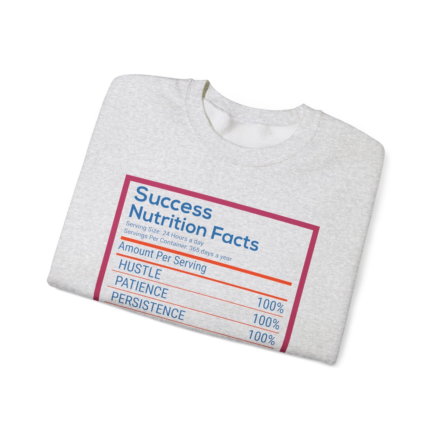 Success Nutrition Facts Unisex Heavy Blend™ Crewneck Sweatshirt