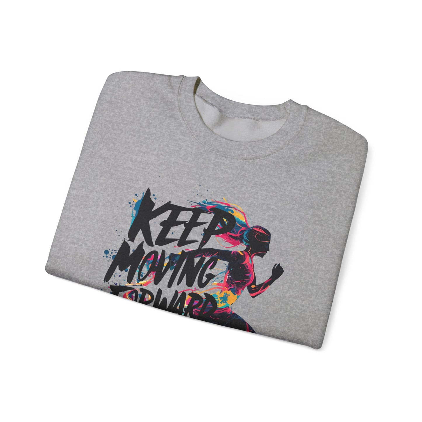 Keep Moving Forward Always Unisex Heavy Blend™ Crewneck Sweatshirt