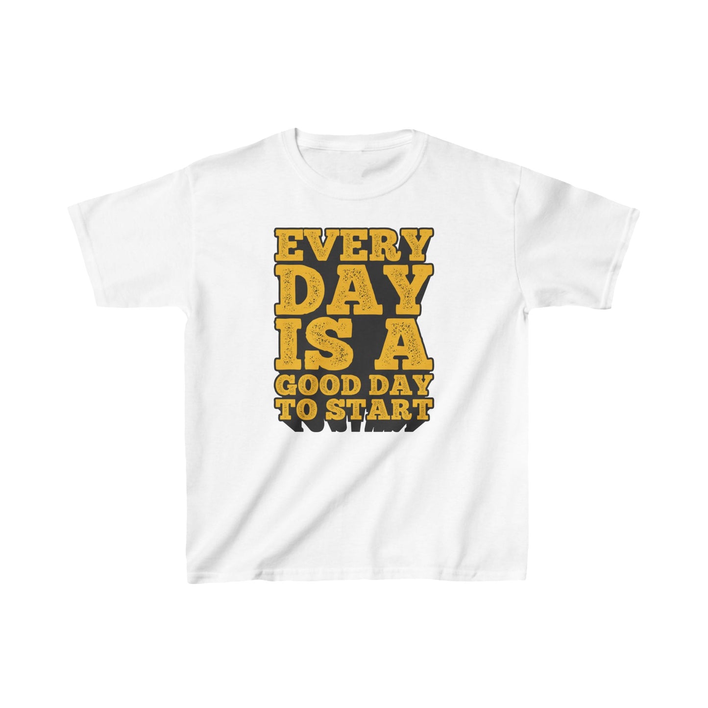 Every Day Is A Good Day To Start Kids Heavy Cotton™ Tee