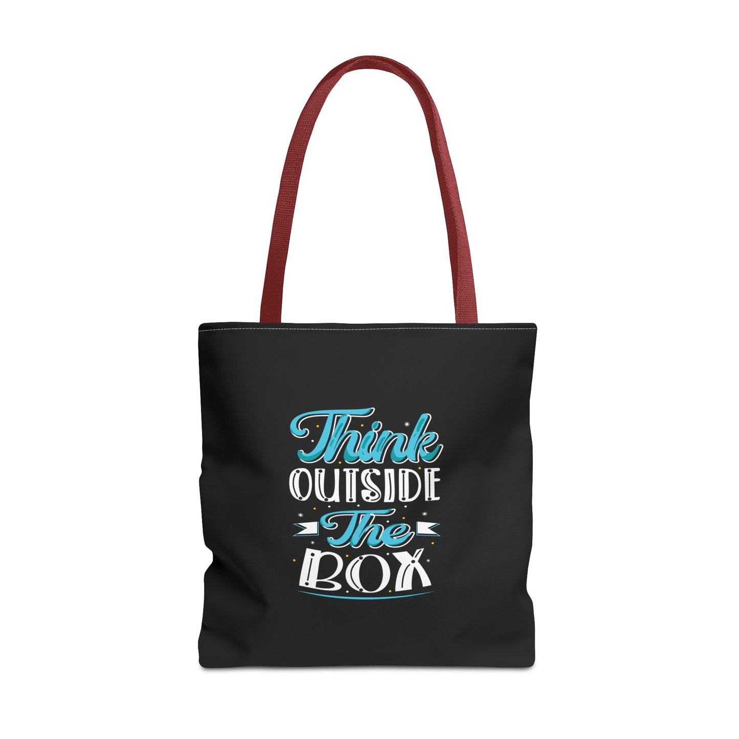 Think Outside The Box Tote Bag (AOP)
