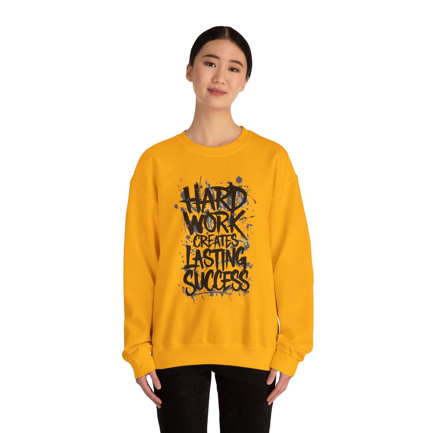 Hard Work Creates Lasting Success Unisex Heavy Blend™ Crewneck Sweatshirt