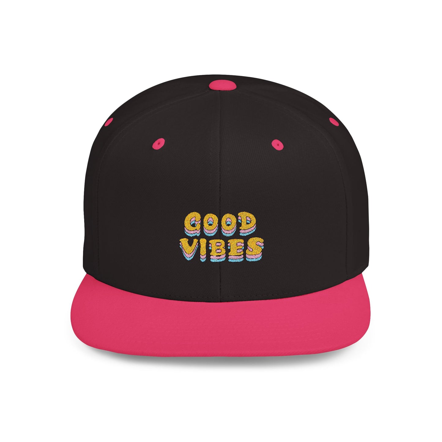 Good Vibes Flat Bill Snapback