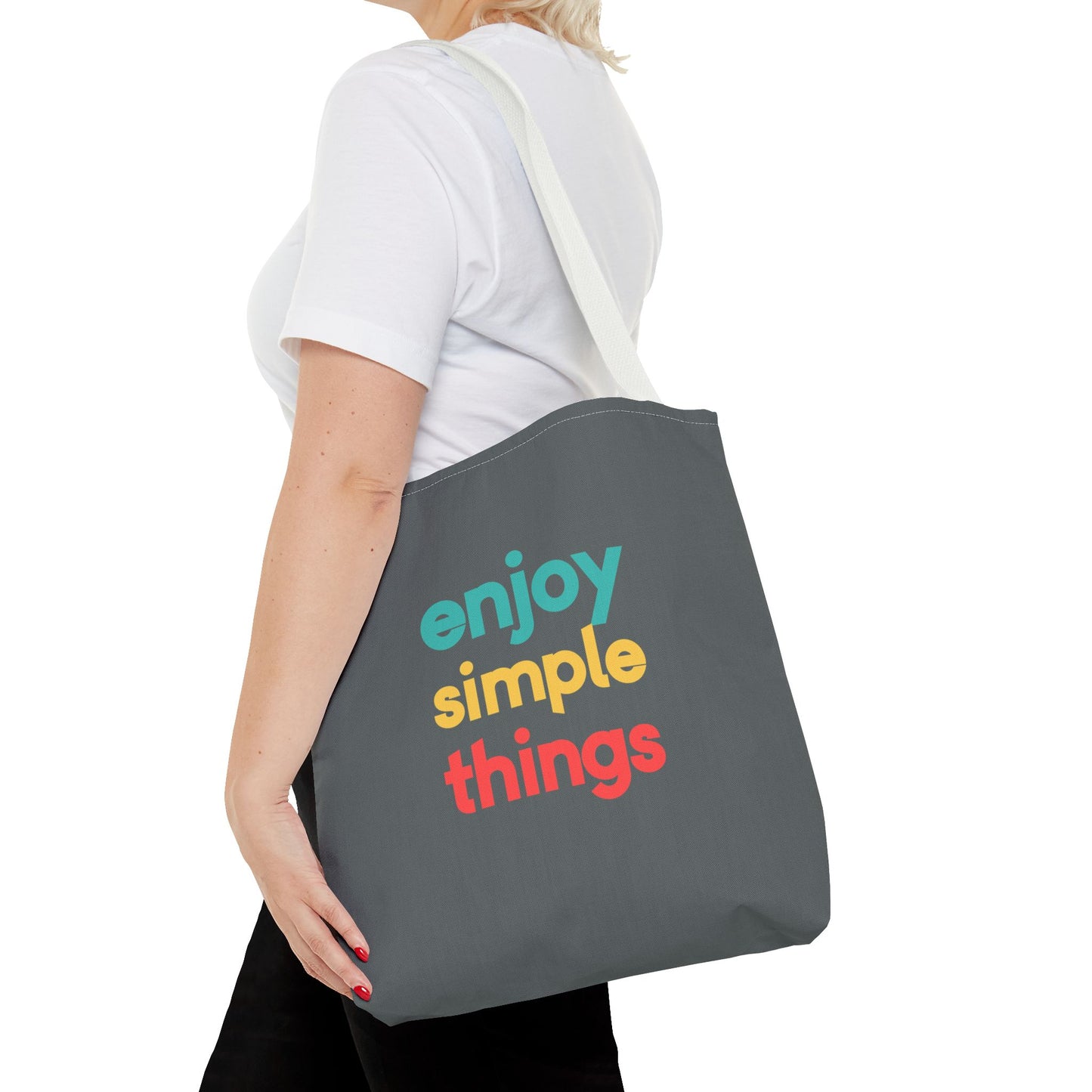 Enjoy Simple Things Tote Bag (AOP)