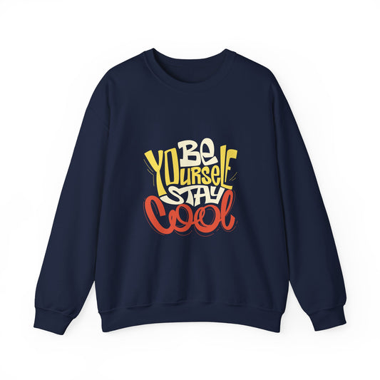 Be Yourself Stay Cool Unisex Heavy Blend™ Crewneck Sweatshirt