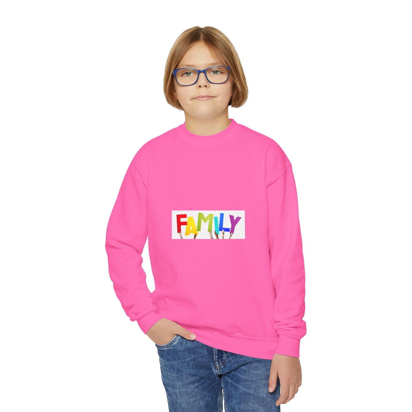 Family Youth Crewneck Sweatshirt