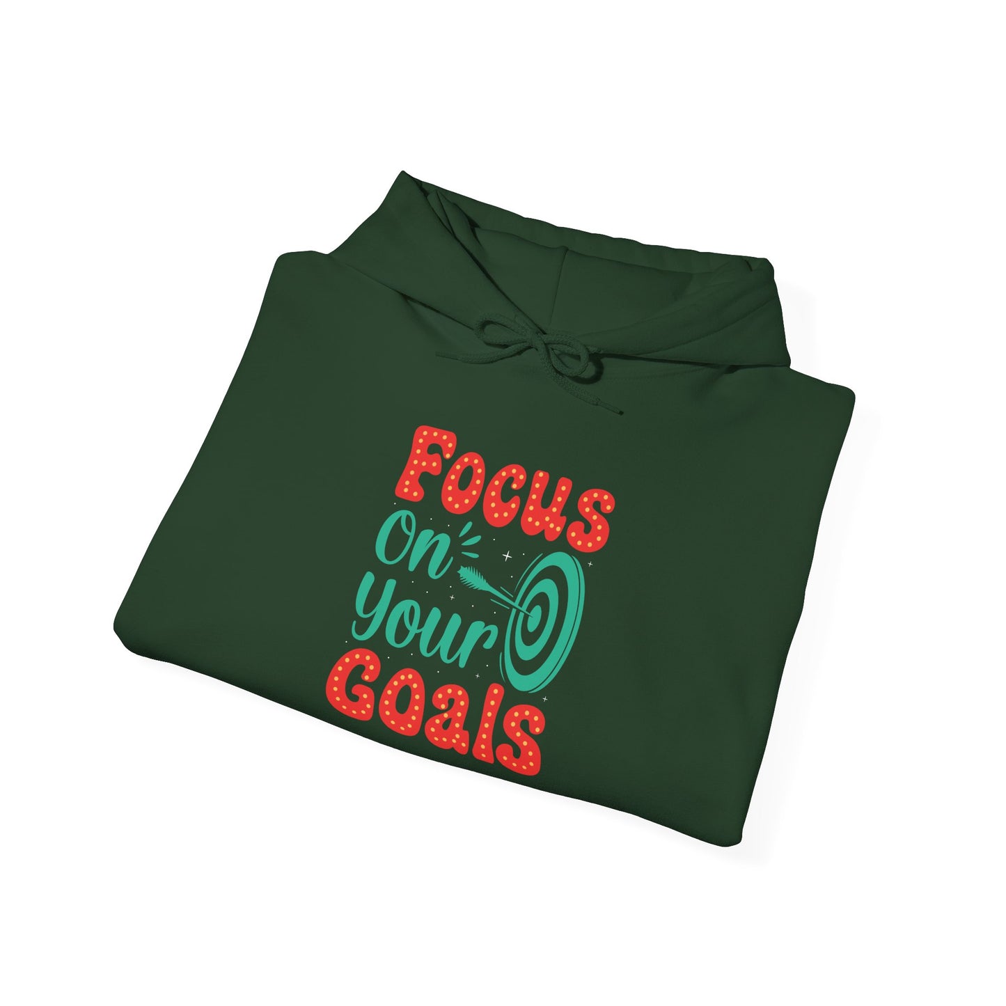 Focus On Your Goals Unisex Heavy Blend™ Hooded Sweatshirt
