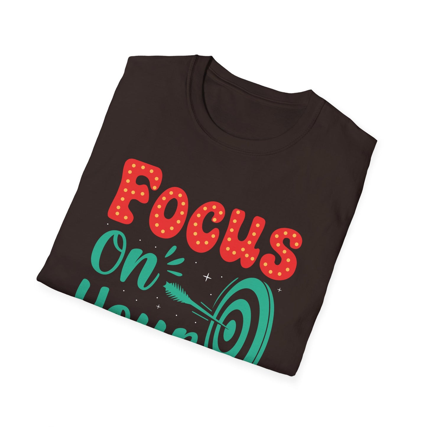 Focus On Your Goals  Unisex Softstyle T-Shirt
