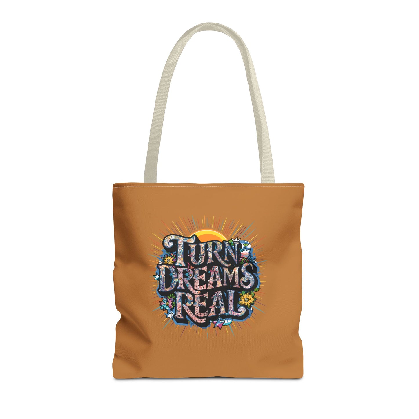 Turns Dreams Real Tote Bag (AOP)
