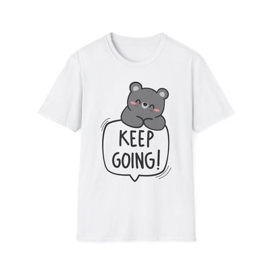 keep going Unisex Softstyle T-Shirt