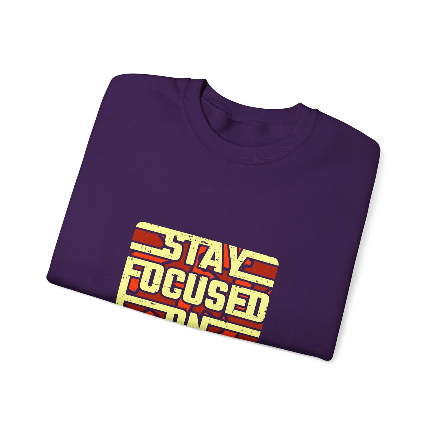 Stay Focused On Growth Unisex Heavy Blend™ Crewneck Sweatshirt