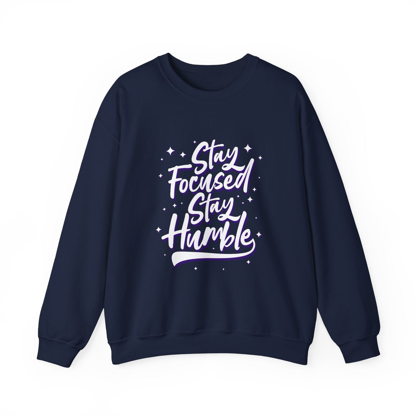 Stay Focused Stay Humble Unisex Heavy Blend™ Crewneck Sweatshirt