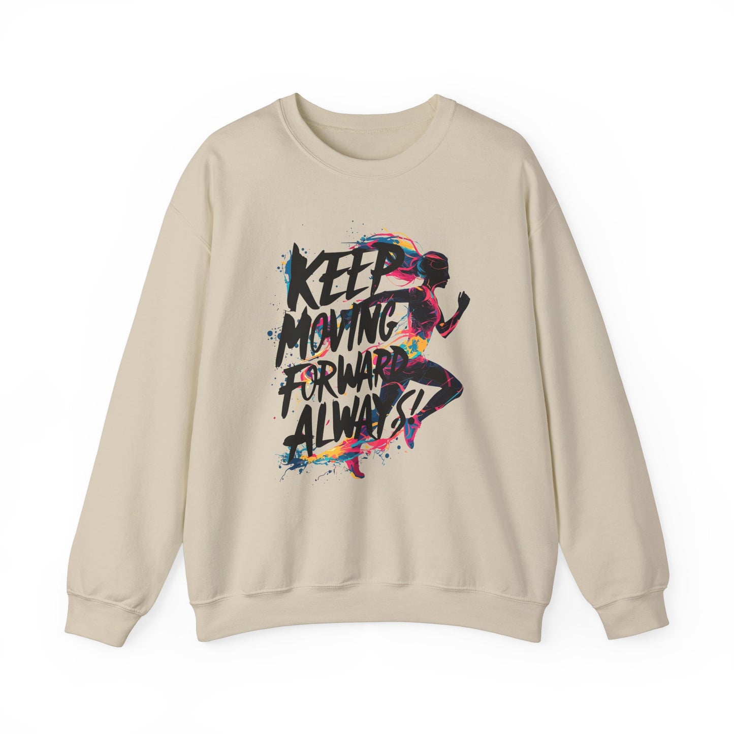 Keep Moving Forward Always Unisex Heavy Blend™ Crewneck Sweatshirt