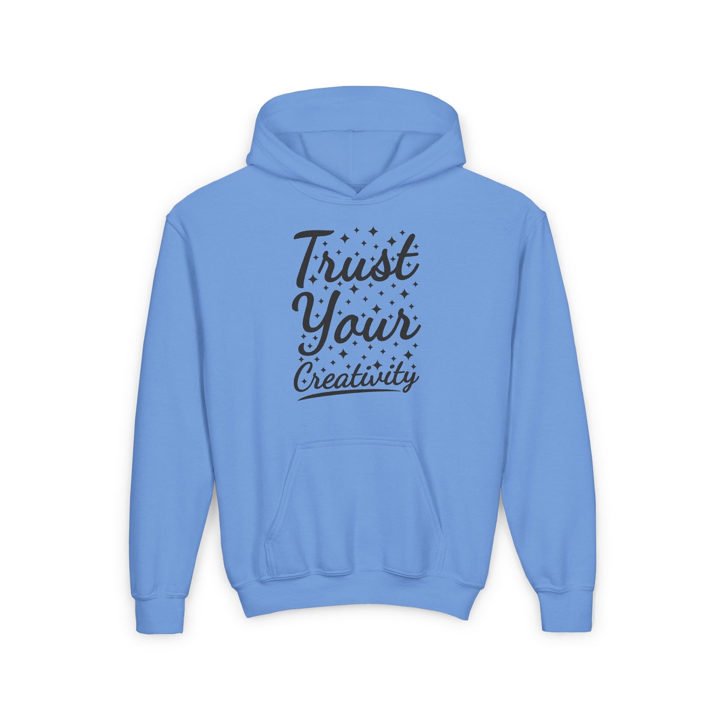 Trust Your Creativity Youth Heavy Blend Hooded Sweatshirt