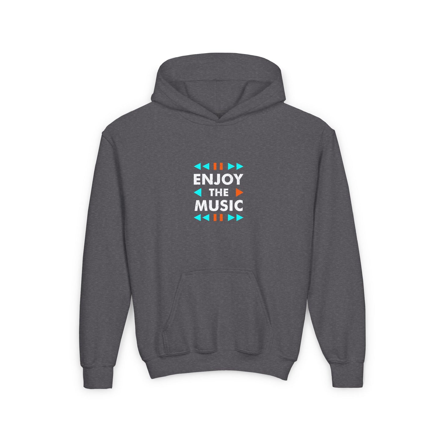 Enjoy The Music Youth Heavy Blend Hooded Sweatshirt
