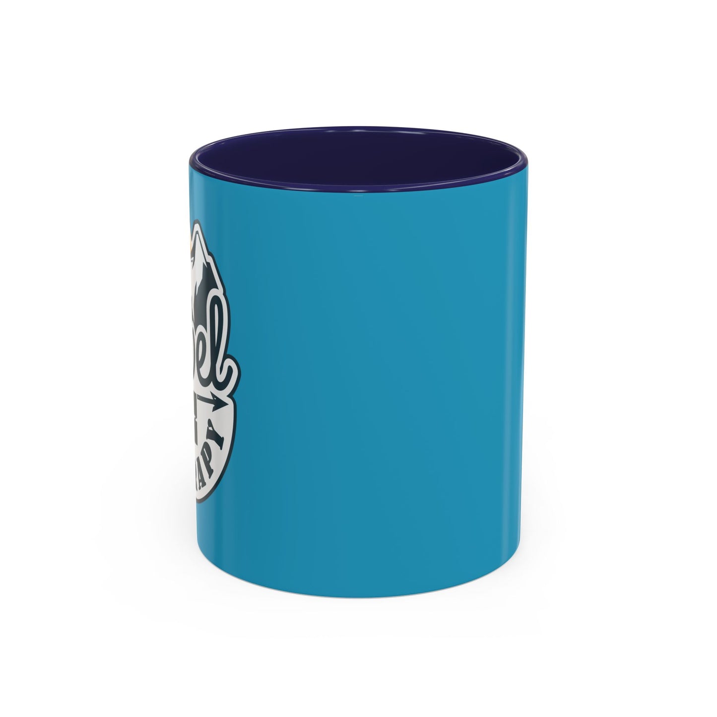 Travel Is My Therapy Accent Coffee Mug (11, 15oz)